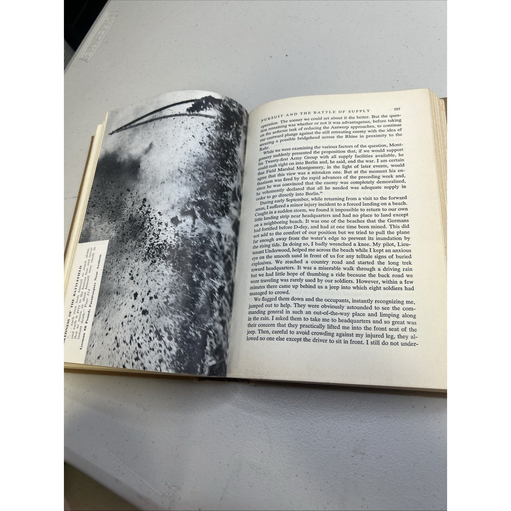 Crusade in Europe by Dwight D. Eisenhower 1948 Hardcover First Edition Vintage - Picture 8 of 12